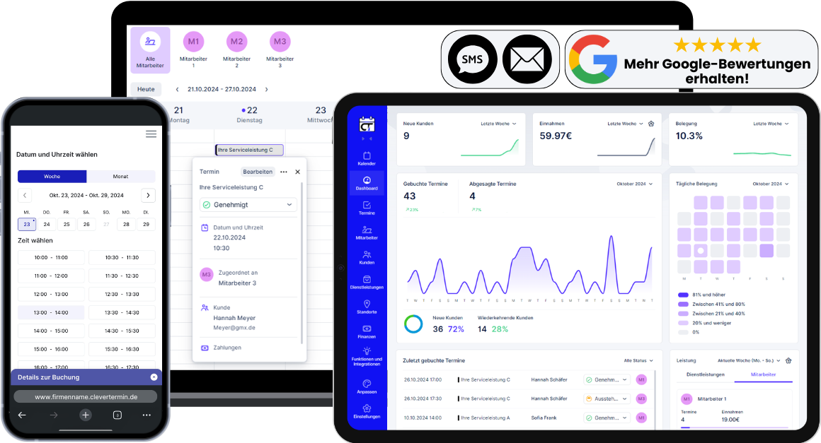 Online Terminbuchungssystem CleverTermin